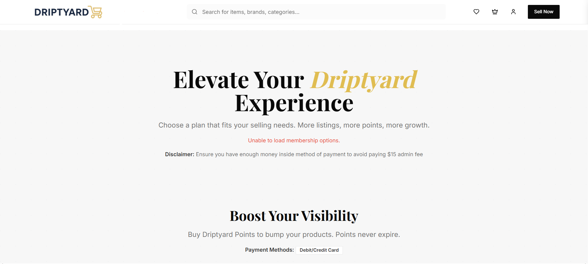 Driptyard visual highlight
