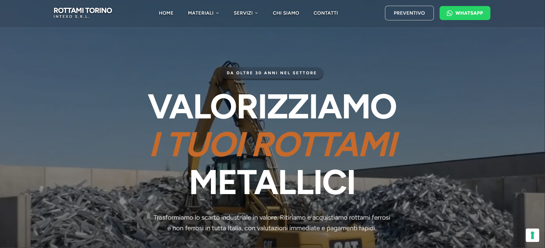 Rottami Torino project banner